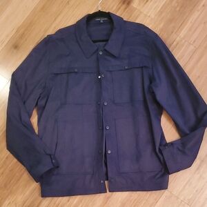 Robert Barakett Men's Black Microsuede Jacket